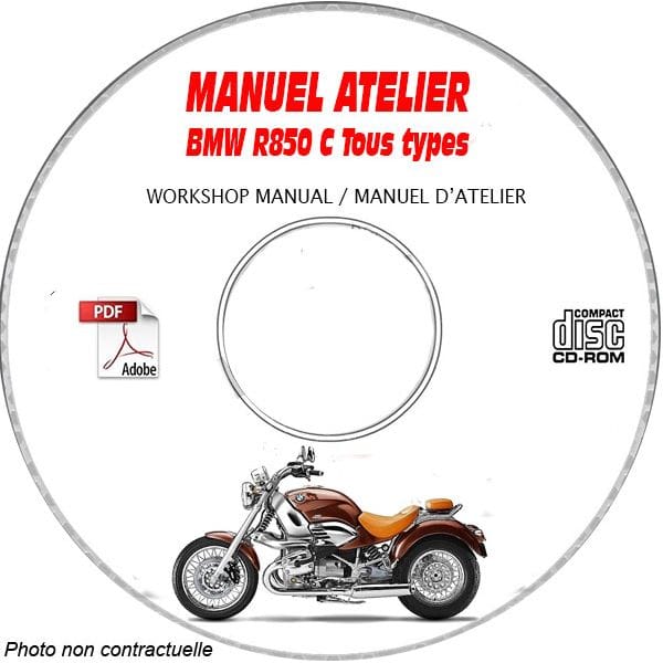 R850 C -99 Manuel Atelier CDROM BMW Anglais