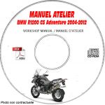 R1200 GS Adventure -07 Manuel Atelier CDROM BMW