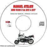 R1200 R 13-17 Manuel Atelier CDROM BMW