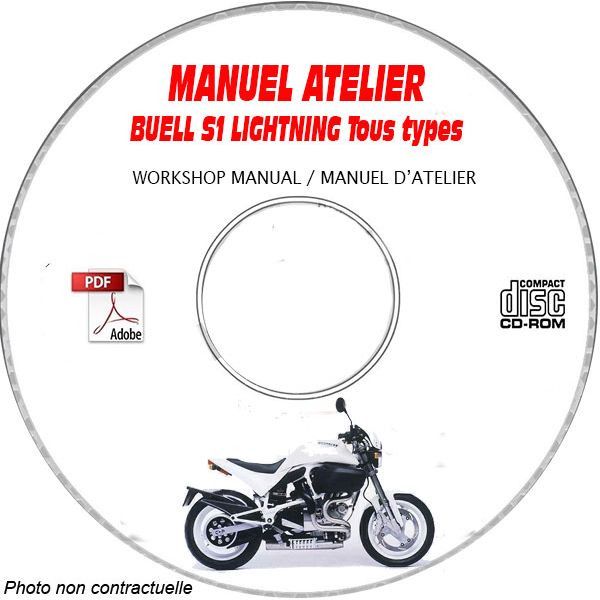 S1 LIGHTNING 1996 Manuel Atelier CDROM BUELL Anglais