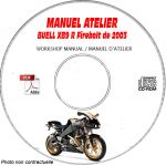 XB9R FIREBOLT2005 Manuel Atelier CDROM BUELL Anglais