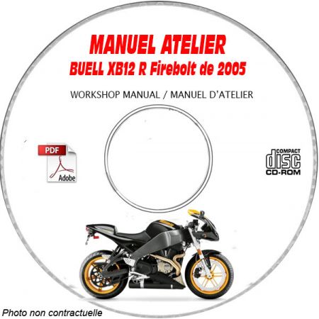 XB1R FIREBOLT 2005 Manuel Atelier CDROM BUELL Anglais