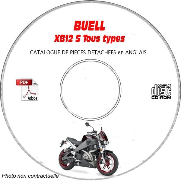 XB12S LIGHTNING 2007 Catalogue Pièces CDROM BUELL Anglais