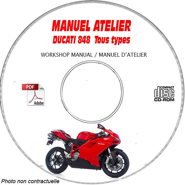 848 -08  Manuel utilisation CDROM DUCATI Anglais