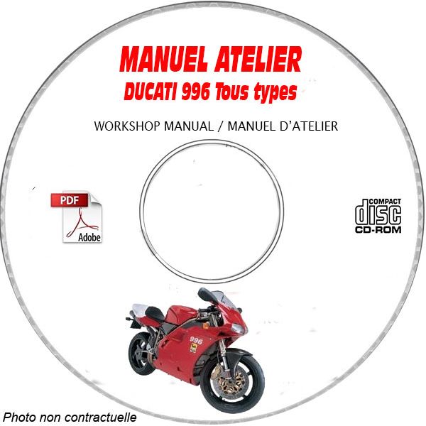 996 1999 Manuel Atelier CDROM DUCATI Anglais italien