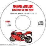 999RS 2004 Manuel Atelier CDROM DUCATI Anglais italien