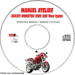 MONSTER S2R 1000 2006 Manuel Atelier CDROM DUCATI Anglais italien