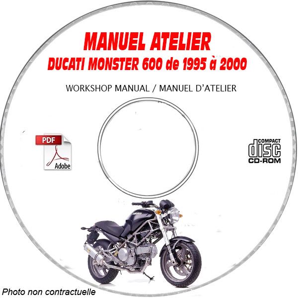 MONSTER 600 Manuel Atelier CDROM DUCATI
