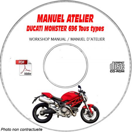 MONSTER 696 2009 Manuel Atelier CDROM DUCATI FR