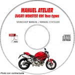 MONSTER 696 2009 Manuel Atelier CDROM DUCATI FR