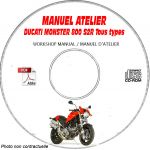 MONSTER S2R 800 2006 Manuel Atelier CDROM DUCATI Anglais italien