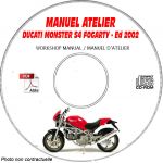 MONSTER S4 + Fogarty 2002 Manuel Atelier CDROM DUCATI Anglais italien