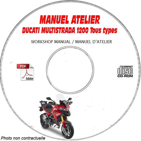 MULTISTRADA 1200 ABS Manuel Atelier CDROM DUCATI