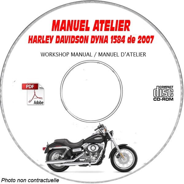 DYNA 2007  Manuel Atelier CDROM HARLEY-DAVIDSON Anglais