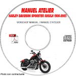 SPORTSTER 883 -94  Manuel Atelier CDROM HARLEY-DAVISDON FR