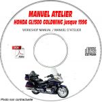 GL1500 GOLDWING Manuel Atelier CDROM HONDA Anglais