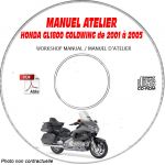 GL 1800 GOLDWING  01-05 Manuel Atelier CDROM HONDA FR