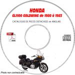 GL1100 GOLDWING 80-83  Catalogue Pièces CDROM HONDA anglais