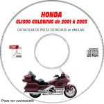 GL1800 GOLDWING 01-05 Catalogue Pièces CDROM HONDA anglais