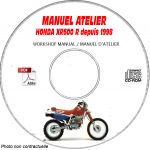 XR 600R 88-  Manuel Atelier CDROM HONDA FR