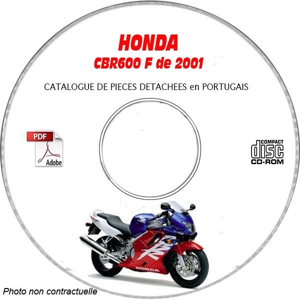 CBR 600F 2001 CATALOGUE HONDA CDROM