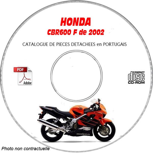 CBR 600F 2002 CATALOGUE HONDA CDROM Portugais