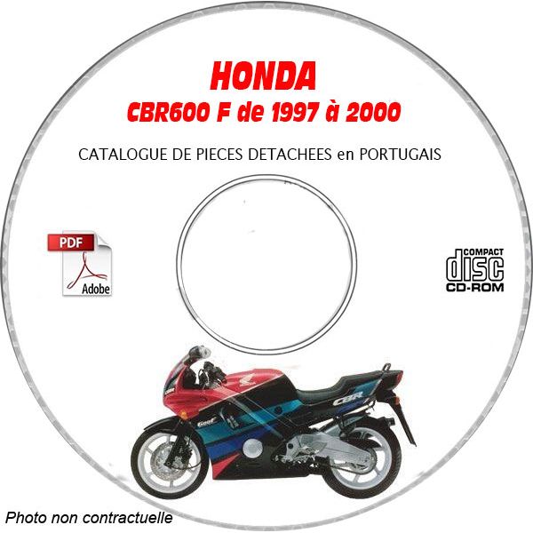 CBR 600F 97-00 CATALOGUE HONDA CDROM Portugais