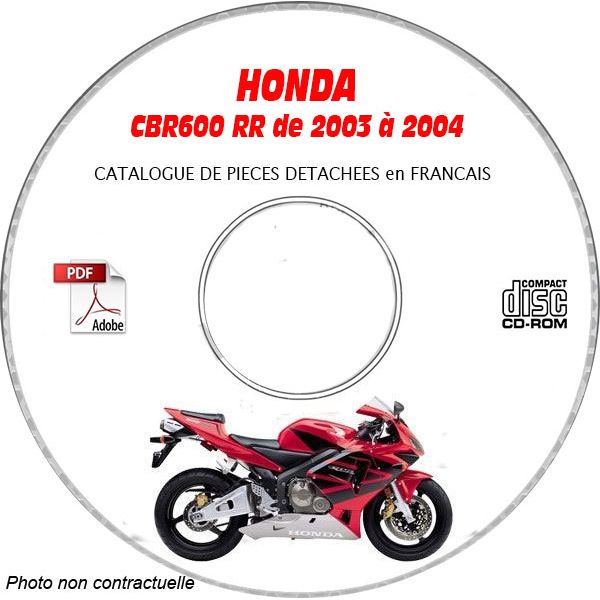 CBR 600RR 03-04 MANUEL PIECES HONDA CDROM