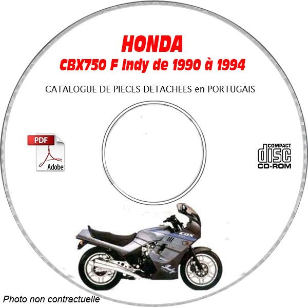 CBX 750F 90-94 Catalogue Pièces CDROM HONDA  Portugais