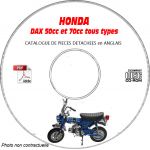 DAX 50 et 70 cc Catalogue Pièces CDROM HONDA  Anglais