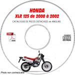 XLR 125 00-02 Catalogue Pièces CDROM HONDA  Anglais