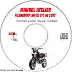 SM + TE 610 ie 07-08  Manuel Atelier CDROM HUSQVARNA