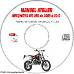 WR 250 09-10  Manuel Atelier CDROM HUSQVARNA