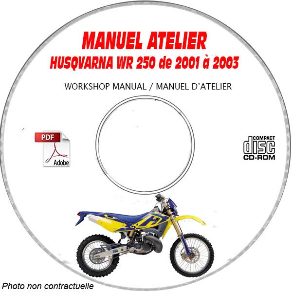 WR 250 01-03  Manuel Atelier CDROM HUSQVARNA