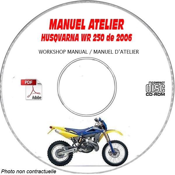 WR 250 2006  Manuel Atelier CDROM HUSQVARNA