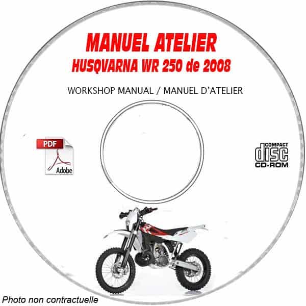 WR 250 08  Manuel Atelier CDROM HUSQVARNA