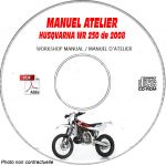 WR 250 08  Manuel Atelier CDROM HUSQVARNA