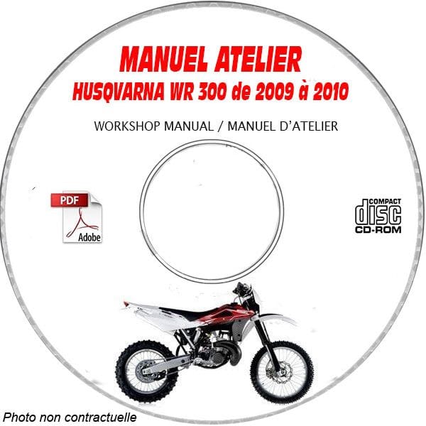 WR 300 09-10  Manuel Atelier CDROM HUSQVARNA