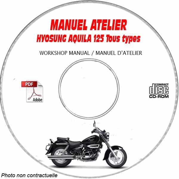 AQUILA 125 -01  Manuel Atelier CDROM HYOSUNG Anglais