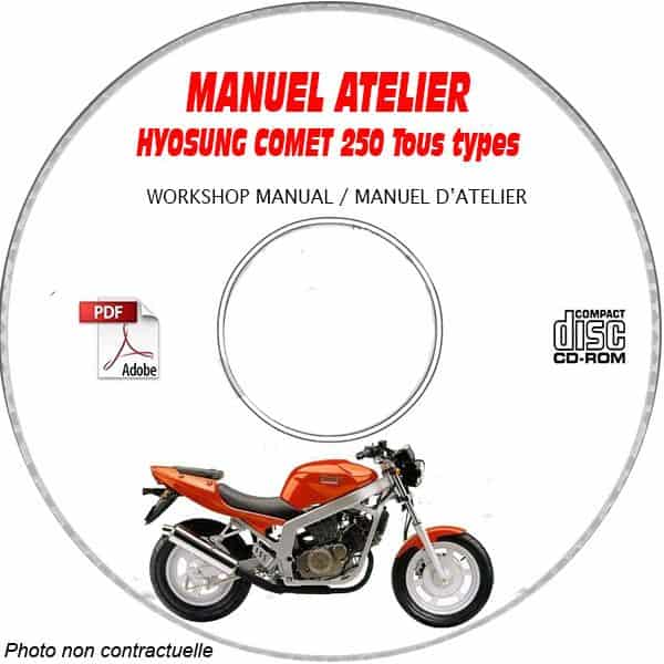 COMET 250 -02 Manuel Atelier CDROM HYOSUNG Anglais