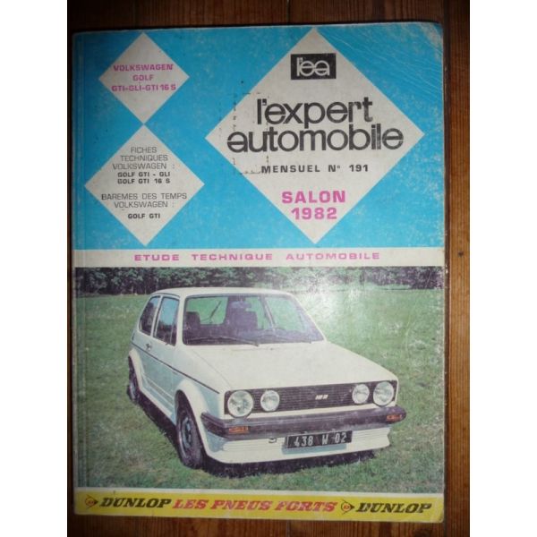 GOLF GTI GLI 16S Revue Technique Volkswagen