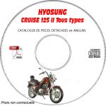 125 Cruise 2 Catalogue Pieces CDROM HYOSUNG Anglais