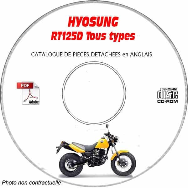 RT 125 D - Catalogue Pieces CDROM HYOSUNG Anglais