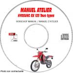 RX 125 -99 Manuel Atelier CDROM HYOSUNG Anglais