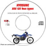 XRX 125 -03 Catalogue Pièces CDROM HYOSUNG Anglais