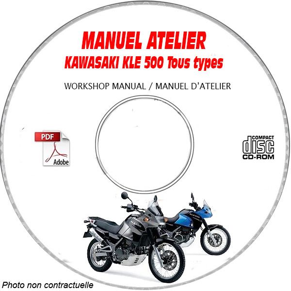 KLE 500 -06 Manuel Atelier CDROM KAWASAKI  FR