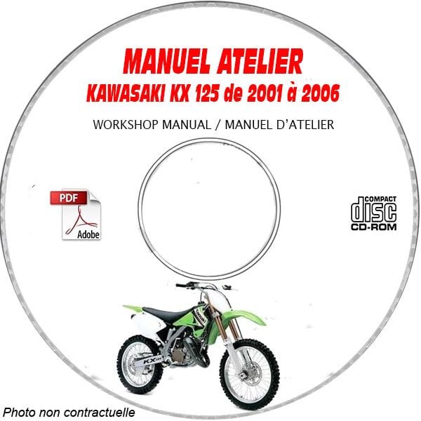 KX 125 06 Manuel Atelier CDROM KAWASAKI  FR