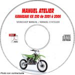 KX 250 06 Manuel Atelier CDROM KAWASAKI  FR