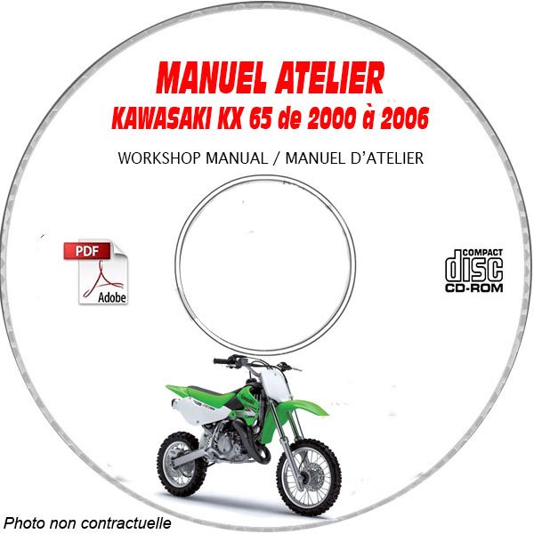 KX 65 00-06 Manuel Atelier CDROM KAWASAKI Anglais