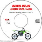 KX 250F 04 Manuel Atelier CDROM KAWASAKI Anglais